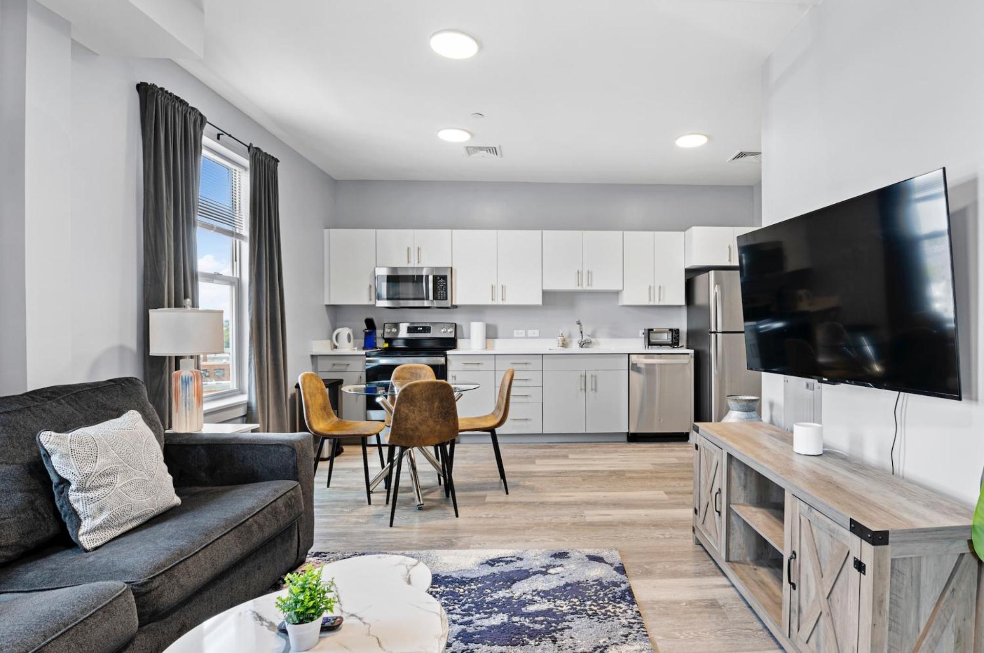 Furnished Apartments Near Encore Everett Rum bild