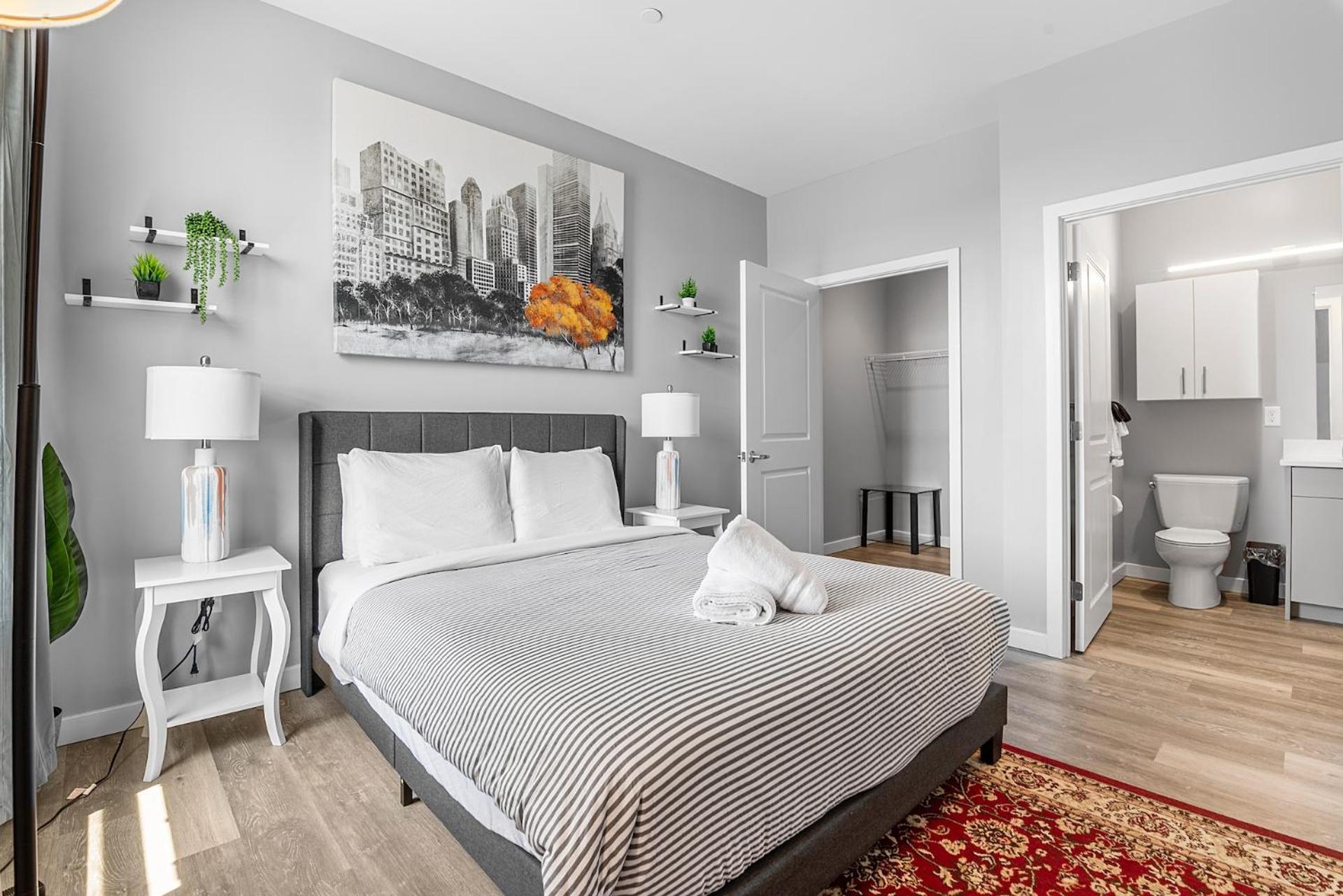 Furnished Apartments Near Encore Everett Rum bild