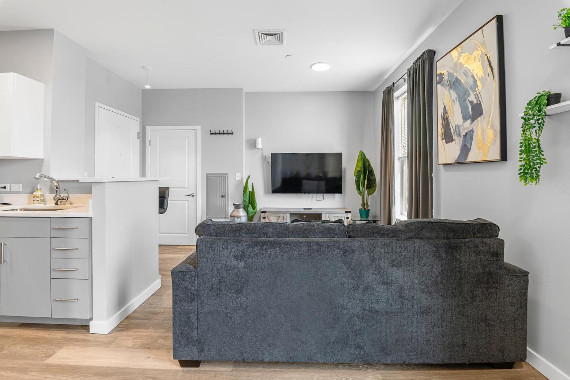 Furnished Apartments Near Encore Everett Rum bild
